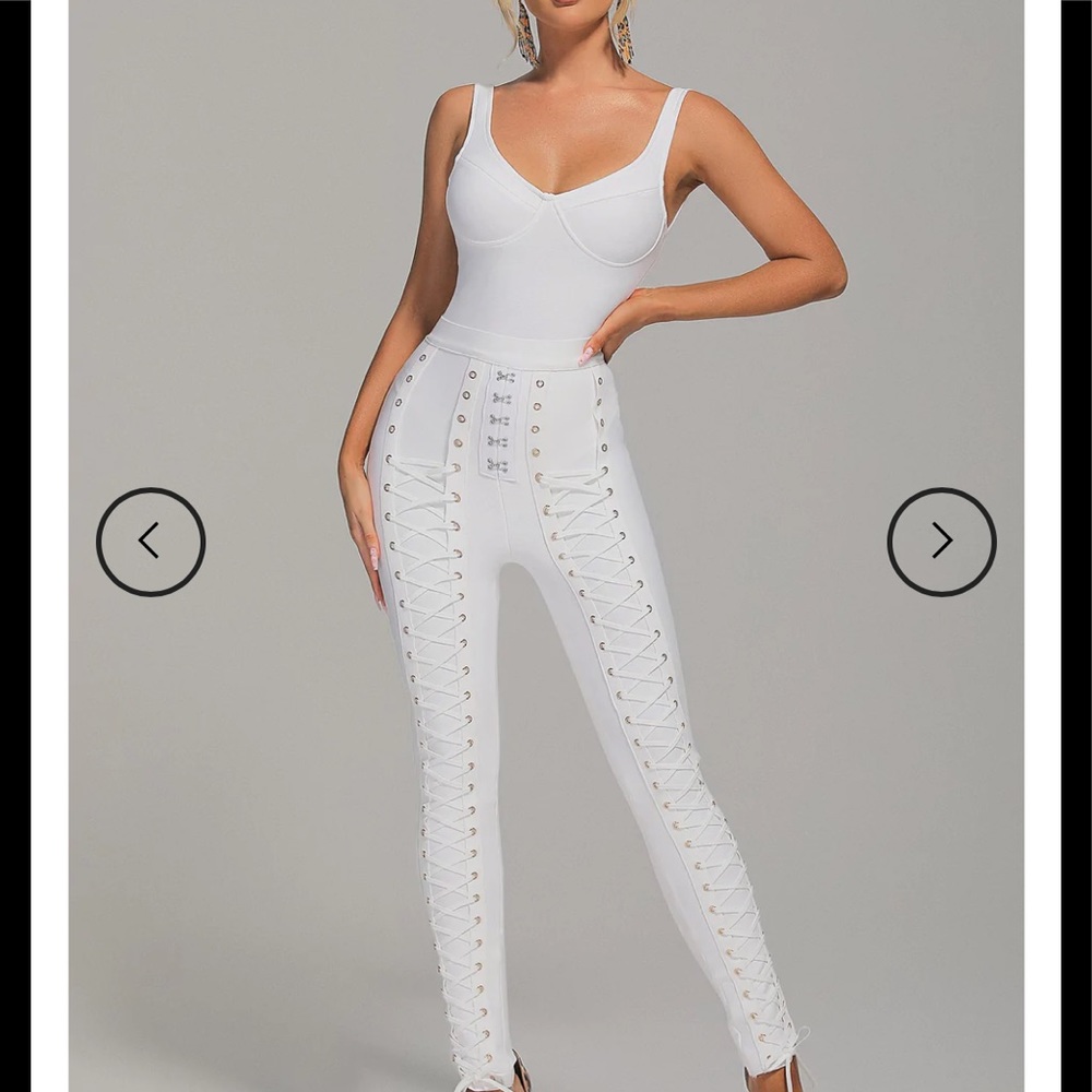 Two pieces body suit and pants
